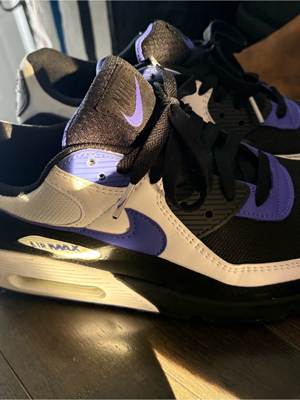 Nike Air Max Sneaker - Black, White & Purple